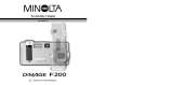 Konica-Minolta DiMAGE F200 User manual