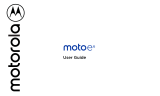 Motorola MOTO E6 User manual