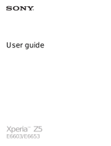 Sony Xperia Z5 User manual