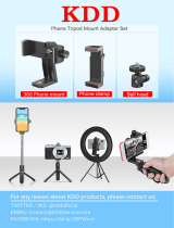 KDD Phone Tripod Mount Adapter User guide