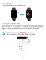 Tinwoo Tinwoo Smart Watches 2020 Ver. for Women Men, All-Day Activity Fitness Tracker Bluetooth, for iOS, Android Phone, User guide