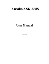 Ansoko ASK-888S User manual