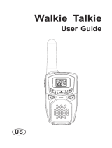 Wolkier Rechargeable Walkie Talkies for Adults, Long Range Portable FRS Two Way Radios User manual