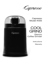 Capresso Cool Grind Blade #505 User manual