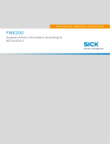 SICK FWE200 - Supplementary information according to IEC 61010-1 Operating instructions