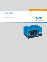 SICK LMS4000 - 2D LiDAR sensors Operating instructions