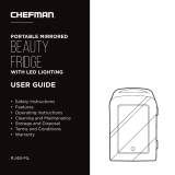 Chefman RJ48-ML Portable Mirrored Beauty Fridge User guide