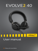 Jabra Evolve2 40 - USB-C UC Stereo User manual