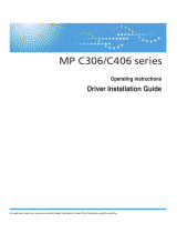 Ricoh MP C306 series Operating Instructions Manual