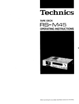 Panasonic RSM45 Owner's manual