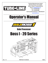 Tubeline BALE BOSS 1 3820 Series User manual