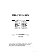 mori seiki ZL-153 Operating instructions