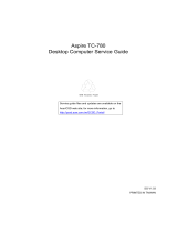Acer Aspire TC-780 User manual