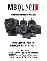 MB QUART MBQR-STG5-RC1 Installation guide