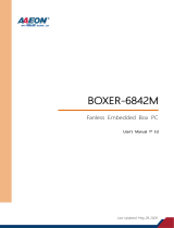 Aaeon BOXER-6842M User manual