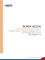 Aaeon BOXER-8222AI User manual