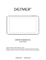 Denver TAQ-70332 User manual