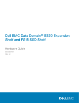 Dell EMC Data Domain FS15 SSD Shelf User manual