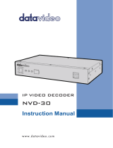 DataVideo NVD-30 User manual