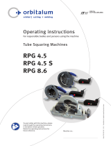Orbitalum RPG 4.5 Operating Instructions Manual