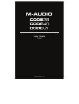 M-Audio Code 61 User guide