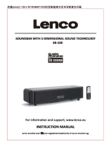 Lenco SB-100 Owner's manual