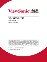 ViewSonic VG2448_H2 User guide