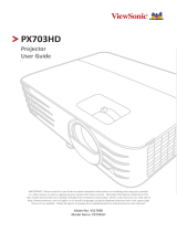 ViewSonic PX703HD User guide