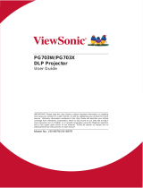 ViewSonic PG703W-S User manual