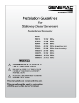 Generac 15kW RD01523GDAS User manual