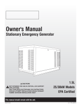 Generac 25 kW QT02515ANSX User manual