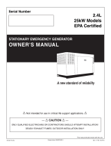 Generac 25 kW 005388R0 User manual