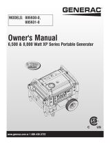Generac XP6500E 005930R0 User manual