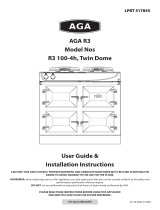 AGA R3 Series 100 Electric with Twin Hotplates Owner's manual