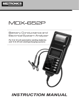 Midtronics MDX-652P User manual