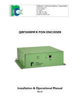 Radiant Communications QRF-5000-MFX User manual