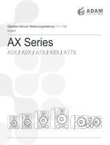 Adam A77X Owner's manual
