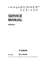 Canon imageRunner 330 User manual