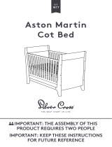 Silver Cross Aston Martin Cot Bed User manual