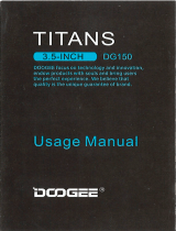 Doogee Titans - DG150 Owner's manual