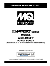 MQ Multiquip WBH-21EFP Operating instructions
