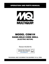 MQ Multiquip CDM1H Operating instructions