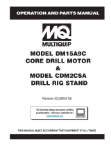 MQ Multiquip DM15A9C-CDM2CSA Operating instructions