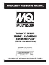 MQ Multiquip C30HDNI Operating instructions