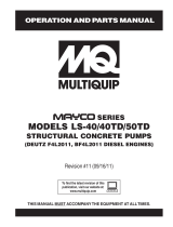 MQ Multiquip LS-40-40TD-50TD Operating instructions