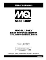 MQ Multiquip LT6KV Operating instructions