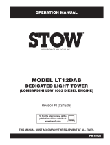MQ Multiquip STOW LT12DAB Operating instructions