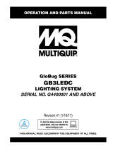 MQ Multiquip GB3LEDC Operating instructions