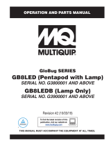 MQ Multiquip GB8LED-GB8LEDB-CSA Operating instructions