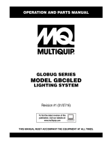 MQ Multiquip GBC8LED-CSA Operating instructions